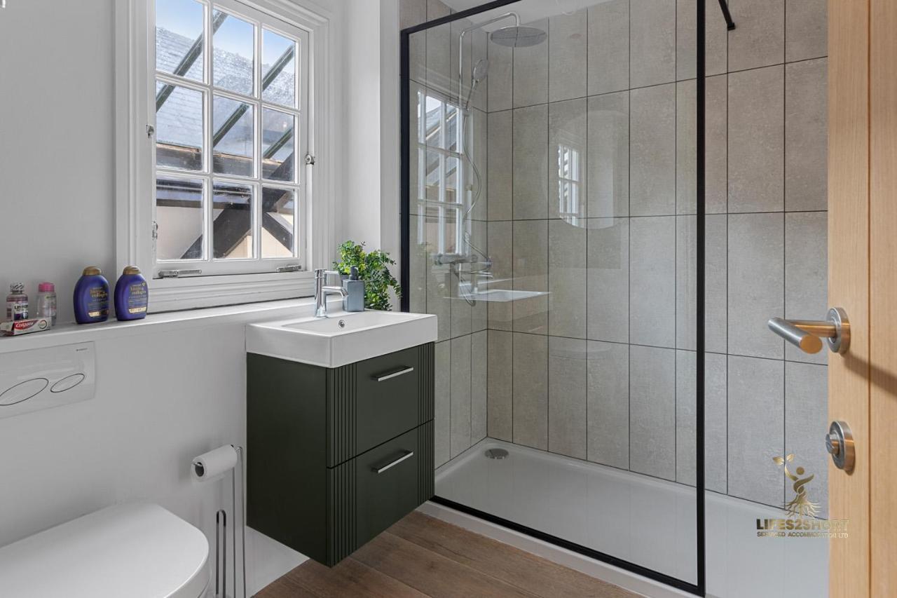 Luxe Courtyard Apartment For 4 Near Exeter City Centre Exterior foto